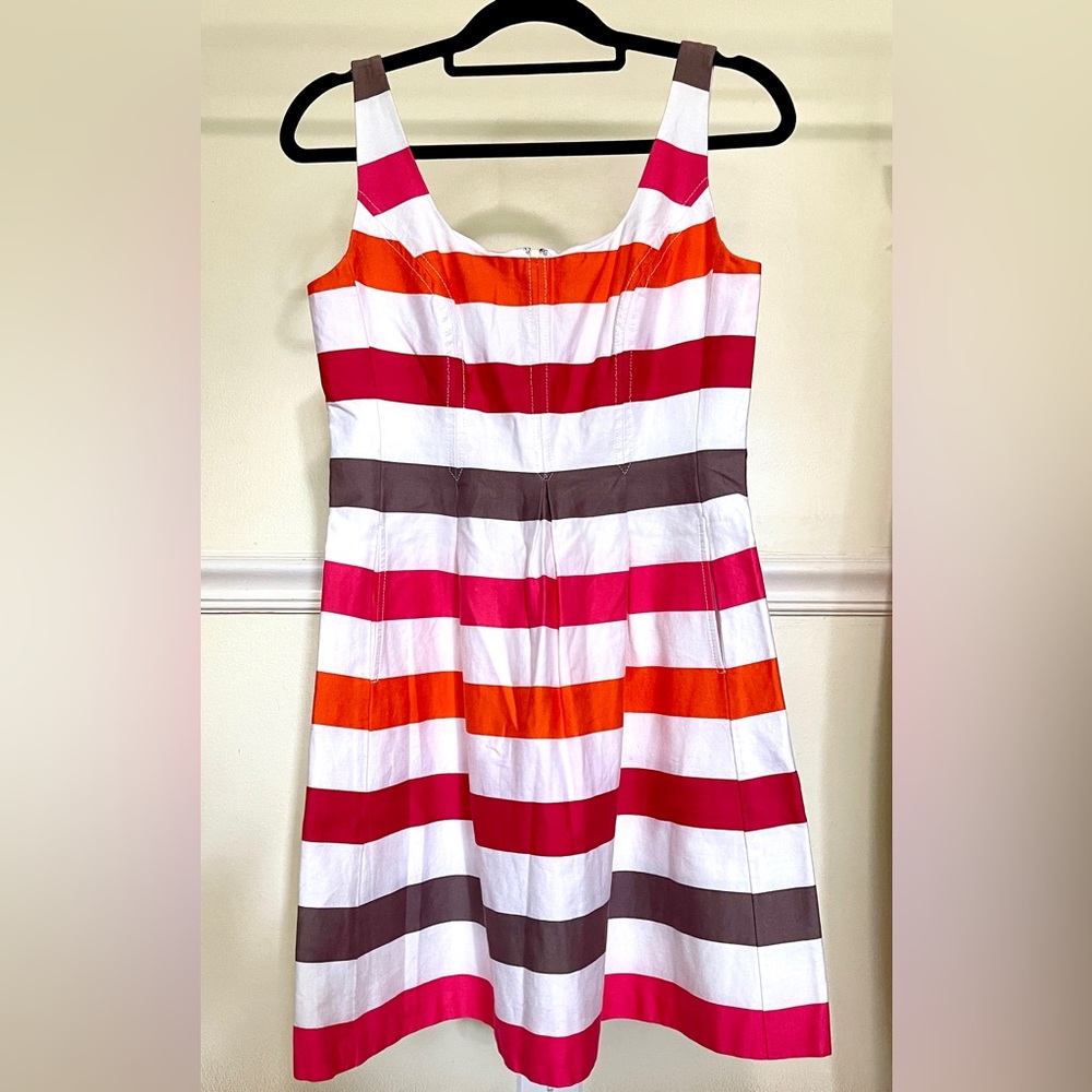 Dress with stripes